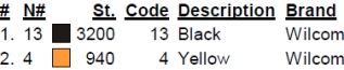 color code color code