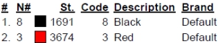 color code color code
