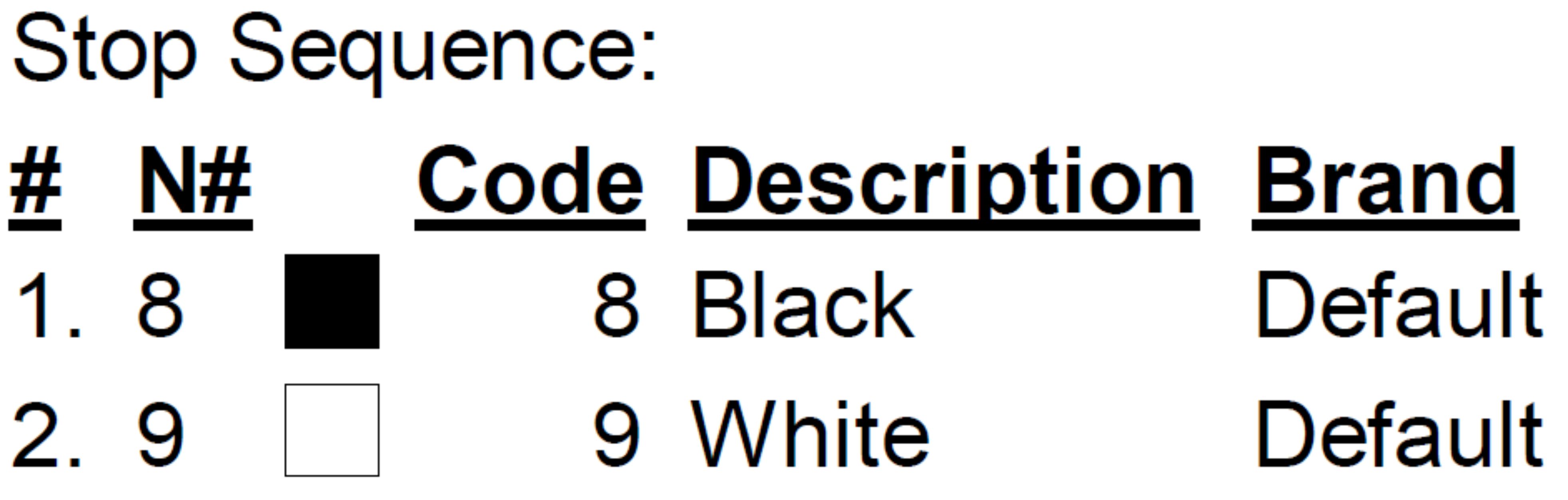 color code color code