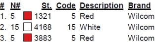 color code color code
