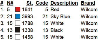 color code color code