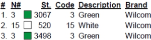 color code color code