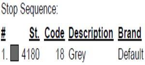 color code 