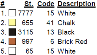 color code color code