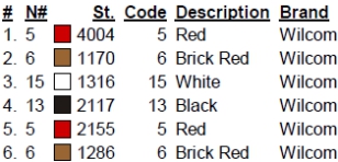color code color code