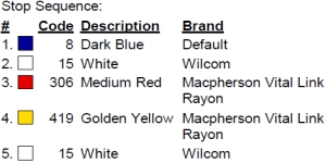color code color code