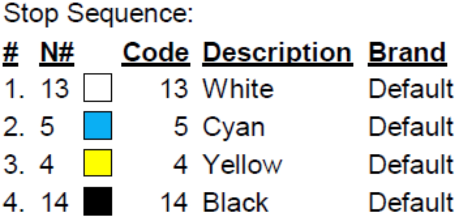 color code color code