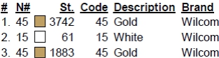 color code color code