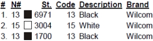color code color code