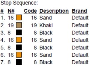 color code color code