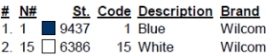 color code color code