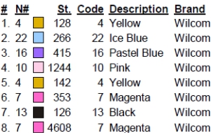 color code color code
