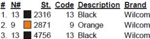 color code color code
