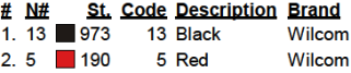 color code color code