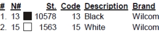 color code color code