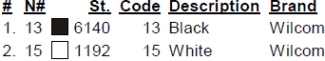 color code color code