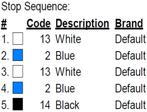 color code 