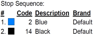color code color code