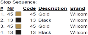 color code color code