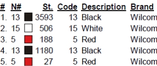 color code color code