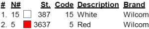 color code 