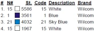 color code color code