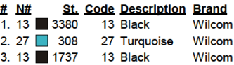 color code color code