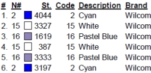 color code color code