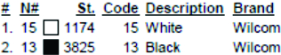 color code color code