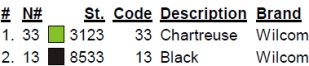 color code color code