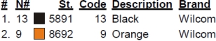 color code color code