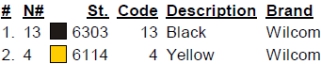 color code color code