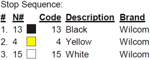 color code 