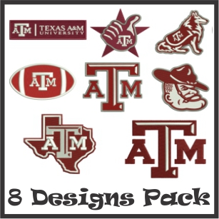 Texas a and m aggies pack logo