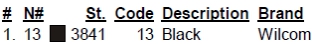 color code color code