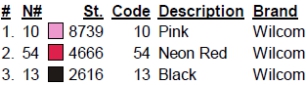 color code color code