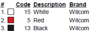 color code color code