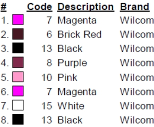 color code color code