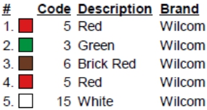 color code color code