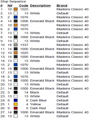 color code 