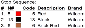 color code color code