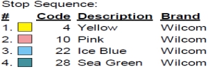 color code color code