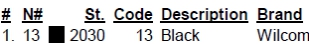 color code color code