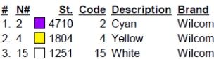 color code color code