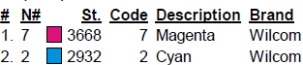 color code color code