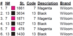 color code color code