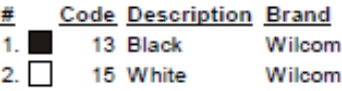 color code color code