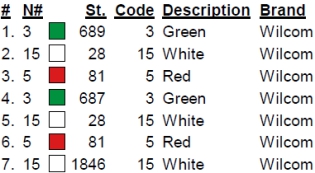 color code 