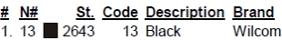 color code color code
