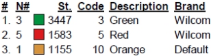 color code color code